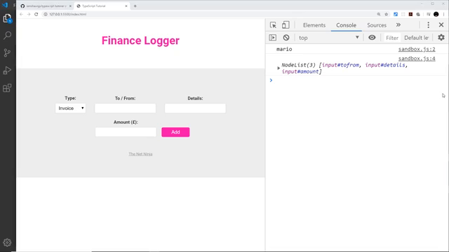 NodeList(3) logged in DevTools