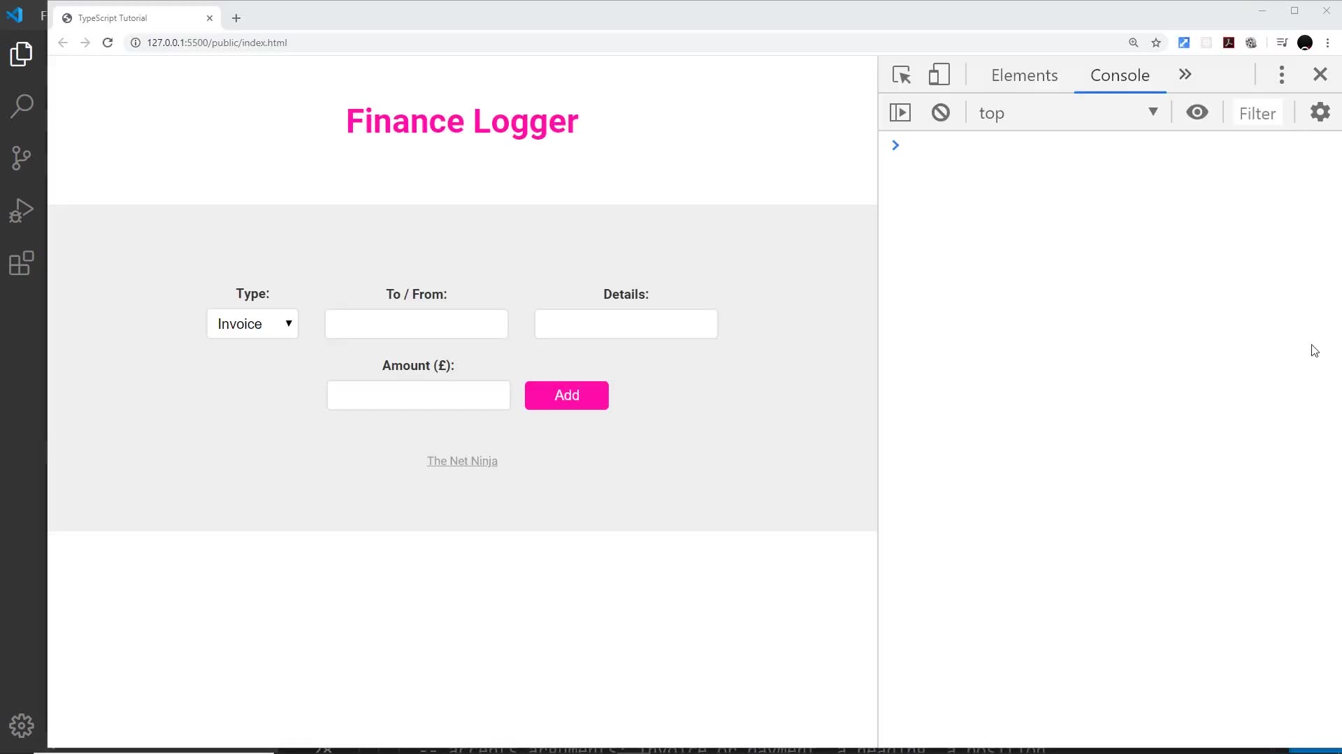 cleared form ready for input