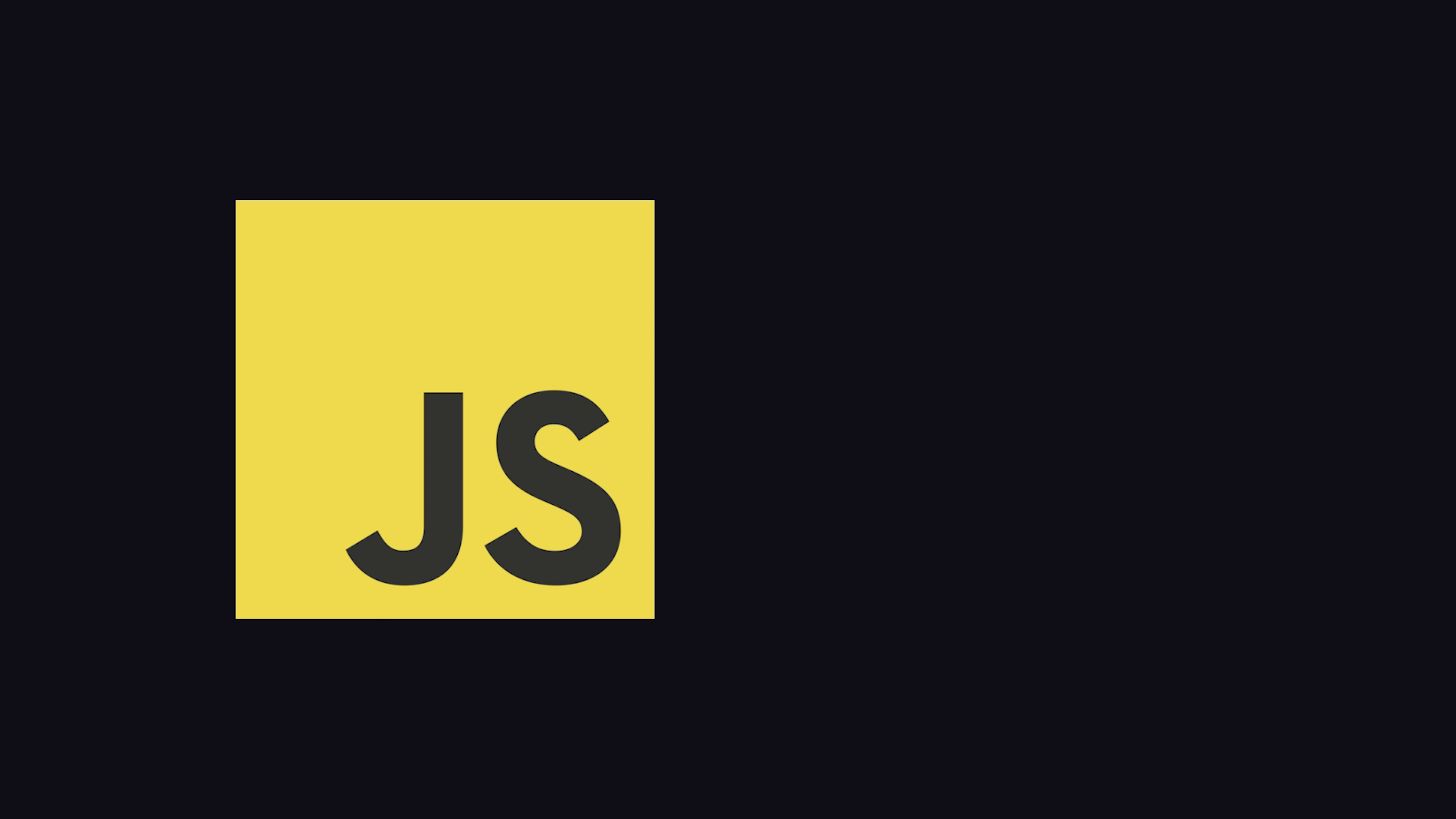 JavaScript logo card