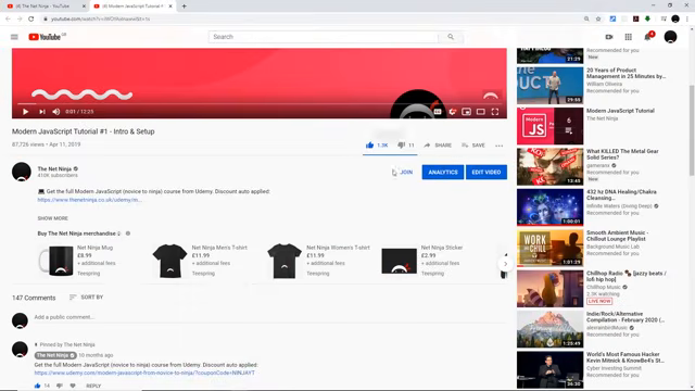 the series opener on YouTube