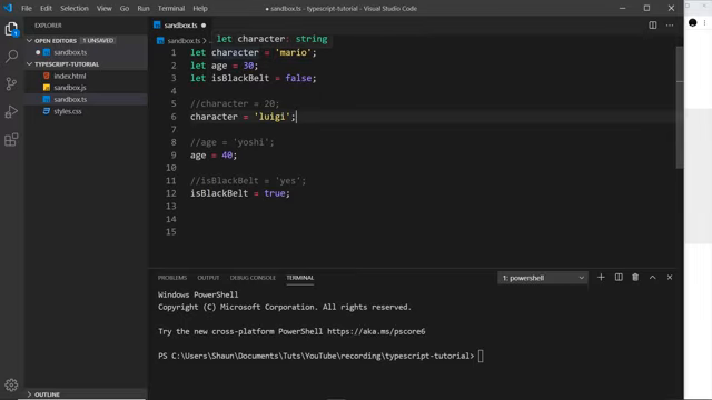 type-change refusals across all three variables