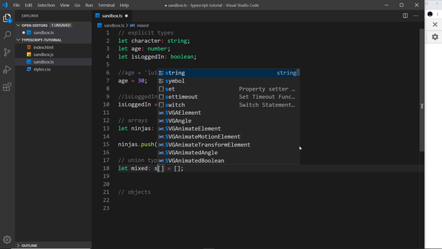 uninitialized array and the push-of-undefined error