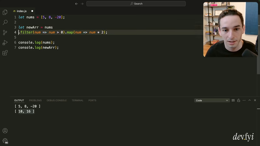 array iteration with map