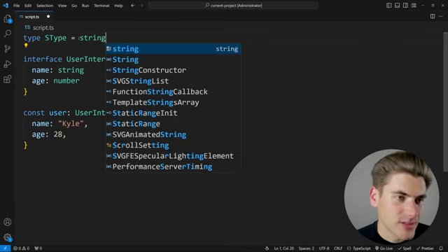 interface definition taking shape in scripts.ts